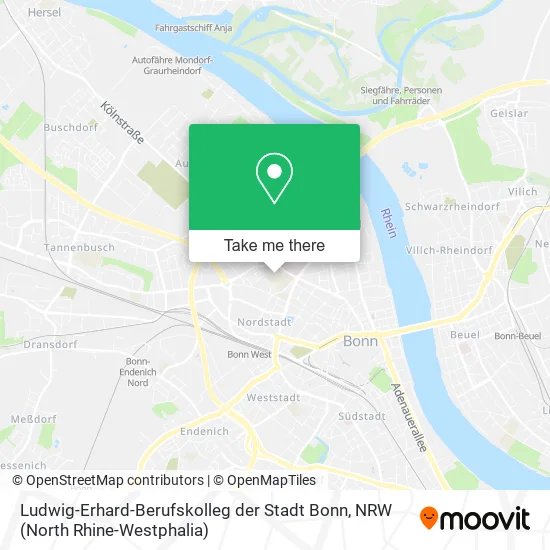 Карта Ludwig-Erhard-Berufskolleg der Stadt Bonn