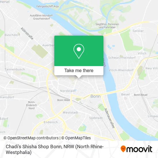 Карта Chadi's Shisha Shop Bonn