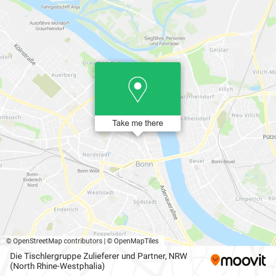 Карта Die Tischlergruppe Zulieferer und Partner