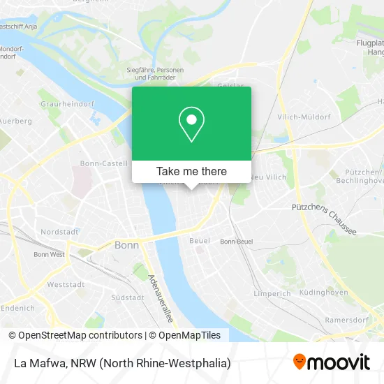 Карта La Mafwa