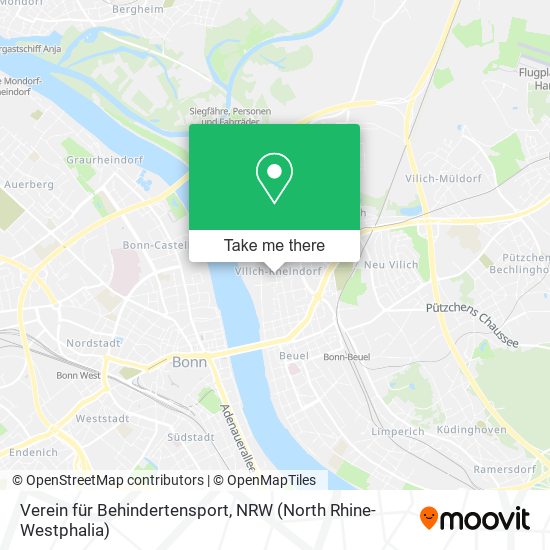 Verein für Behindertensport map