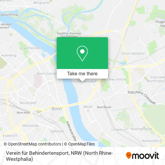 Карта Verein für Behindertensport