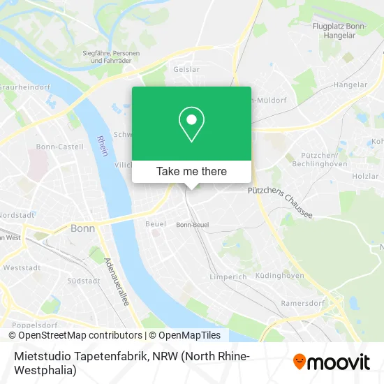 Карта Mietstudio Tapetenfabrik
