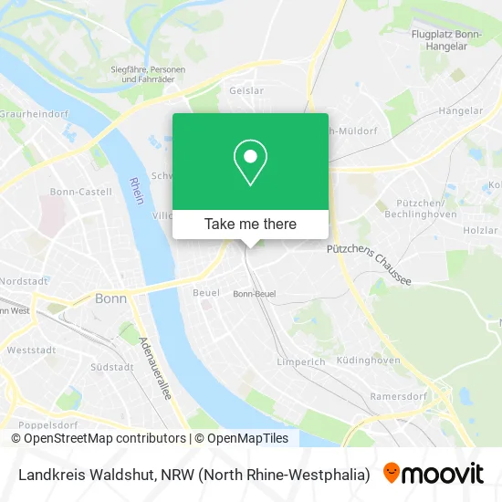 Карта Landkreis Waldshut