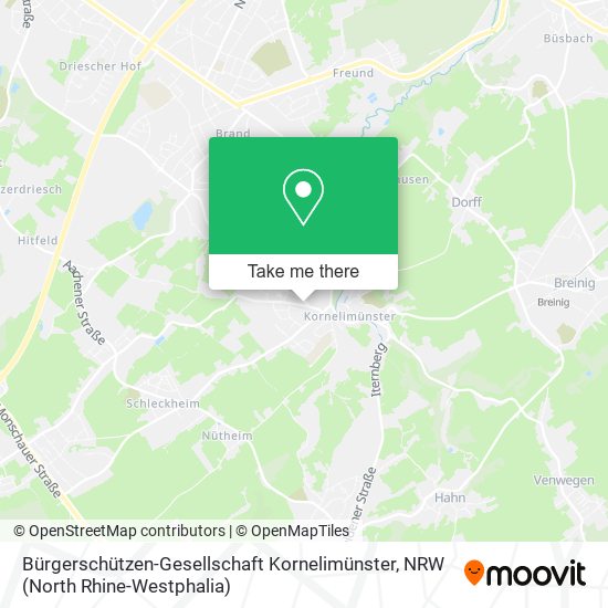 Bürgerschützen-Gesellschaft Kornelimünster map