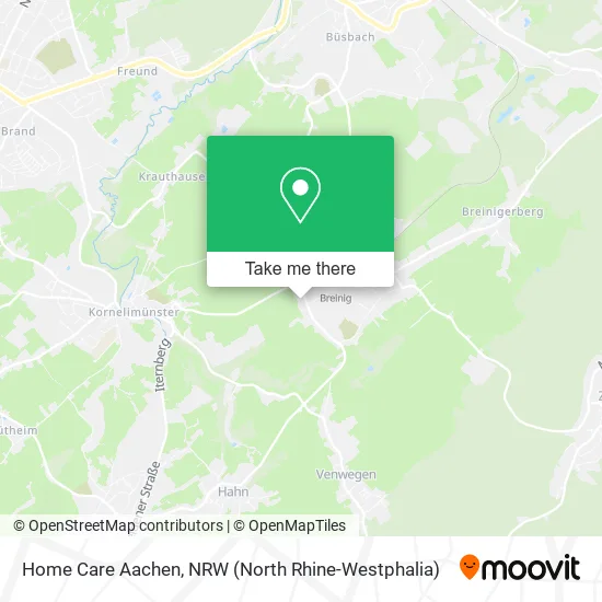 Карта Home Care Aachen
