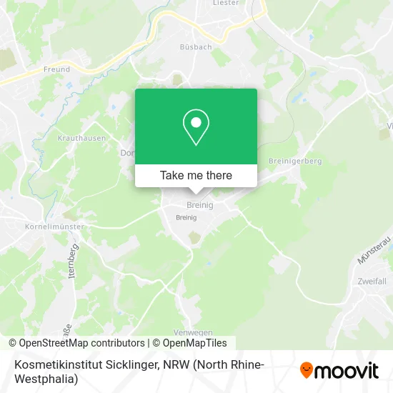 Kosmetikinstitut Sicklinger map