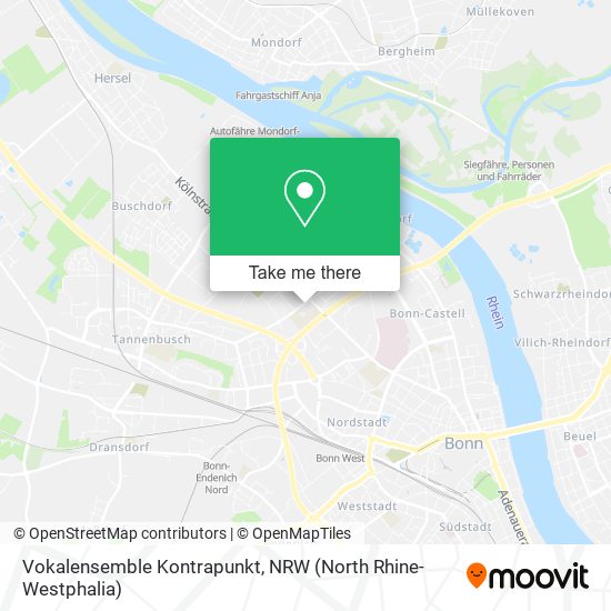 Vokalensemble Kontrapunkt map