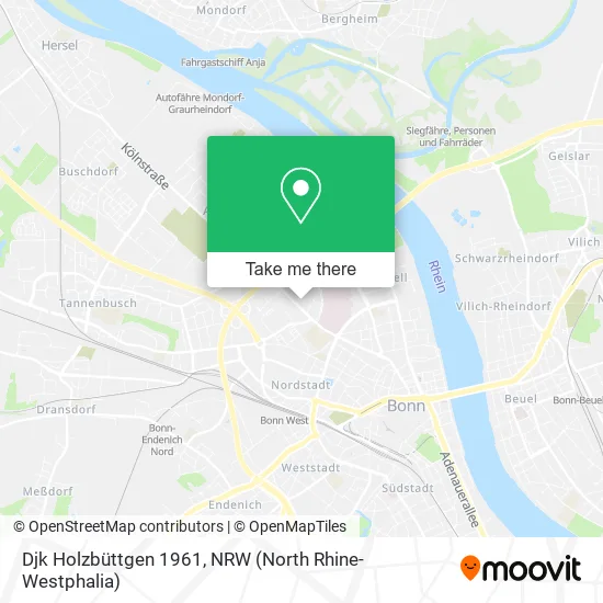 Карта Djk Holzbüttgen 1961