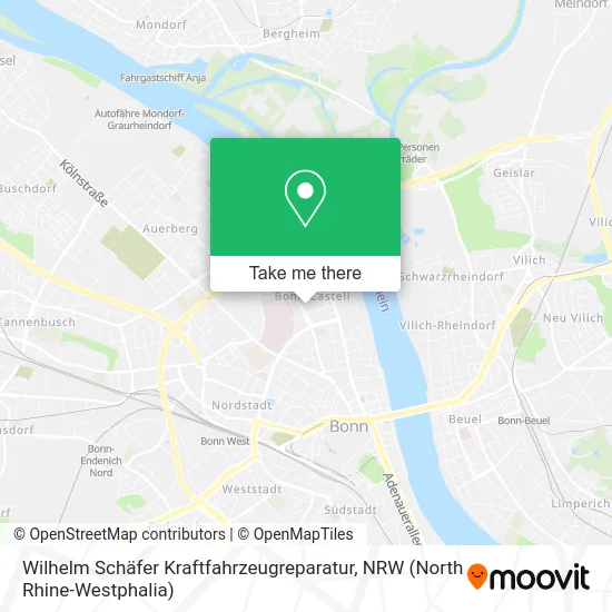 Карта Wilhelm Schäfer Kraftfahrzeugreparatur