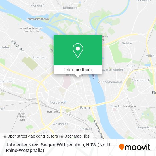 Jobcenter Kreis Siegen-Wittgenstein map