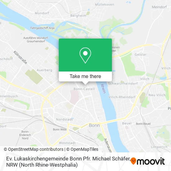 Карта Ev. Lukaskirchengemeinde Bonn Pfr. Michael Schäfer