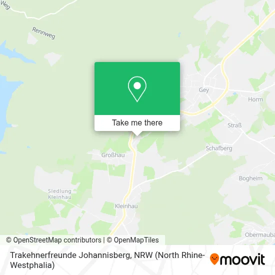 Trakehnerfreunde Johannisberg map