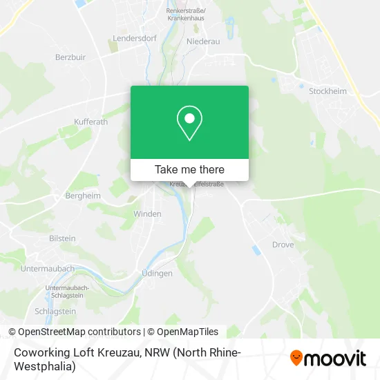 Карта Coworking Loft Kreuzau