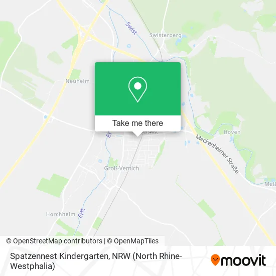 Spatzennest Kindergarten map
