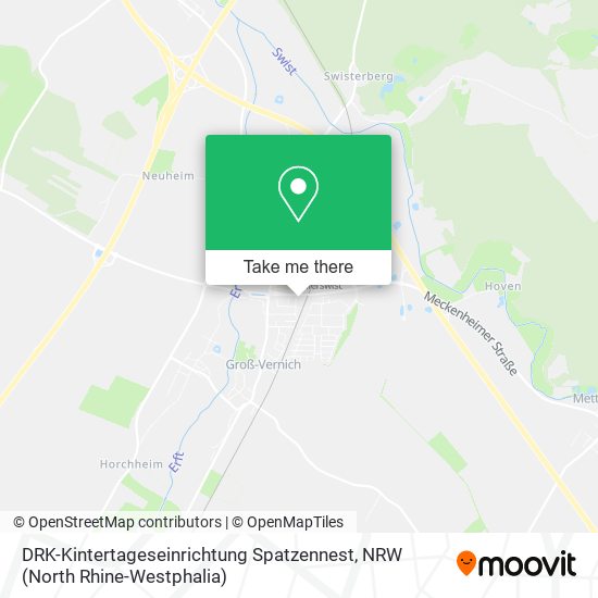 DRK-Kintertageseinrichtung Spatzennest map