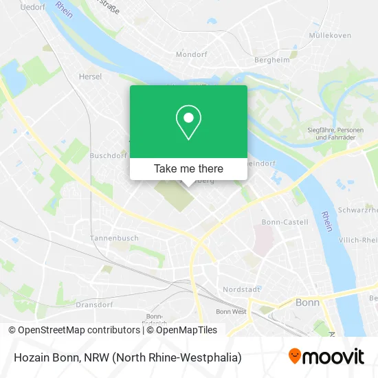 Карта Hozain Bonn