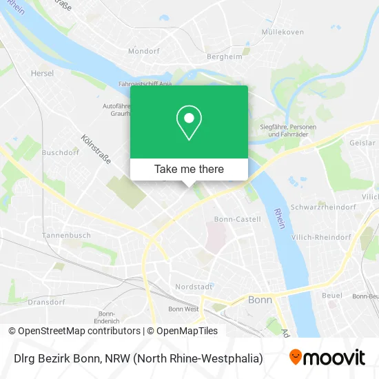 Карта Dlrg Bezirk Bonn