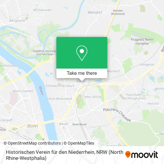 Карта Historischen Verein für den Niederrhein