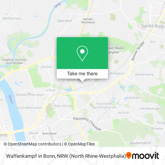 Карта Waffenkampf in Bonn