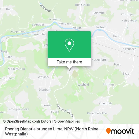 Rhenag Dienstleistungen Lima map