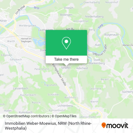 Immobilien Weber-Moewius map