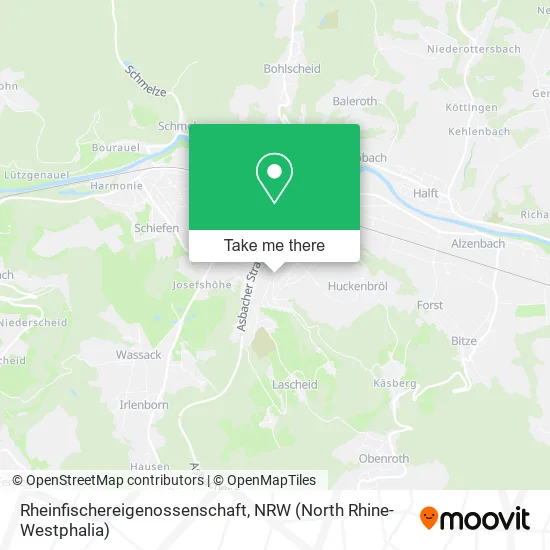Карта Rheinfischereigenossenschaft