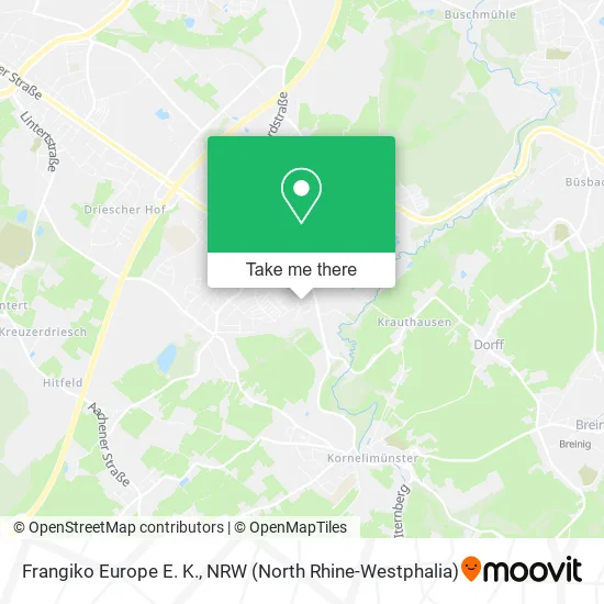 Карта Frangiko Europe E. K.