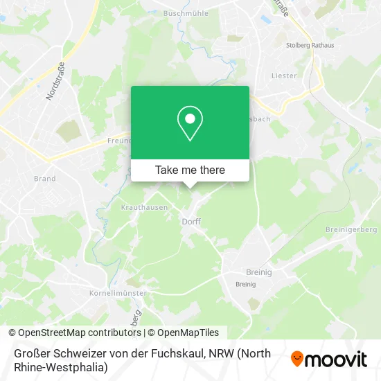 Карта Großer Schweizer von der Fuchskaul