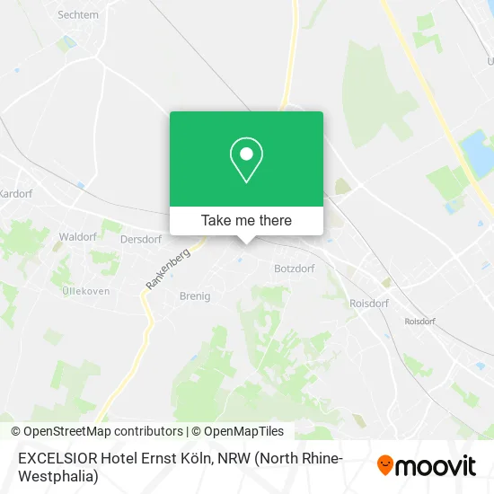 Карта EXCELSIOR Hotel Ernst Köln