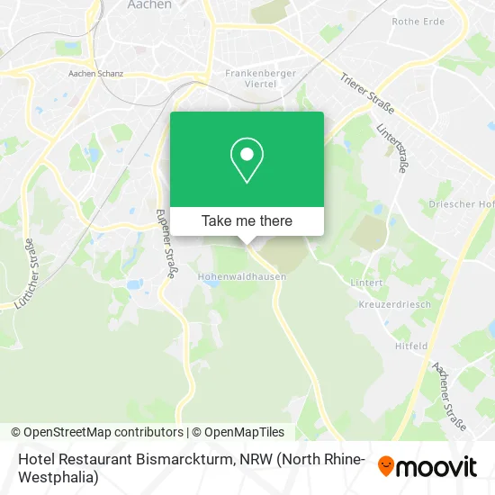 Hotel Restaurant Bismarckturm map