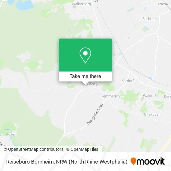 Карта Reisebüro Bornheim