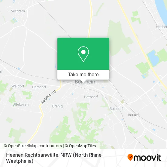 Карта Heenen Rechtsanwälte