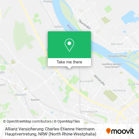 Карта Allianz Versicherung Charles-Etienne Herrmann Hauptvertretung