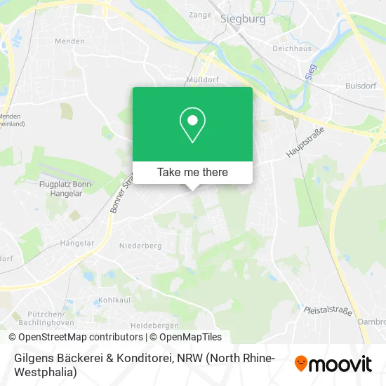 Карта Gilgens Bäckerei & Konditorei