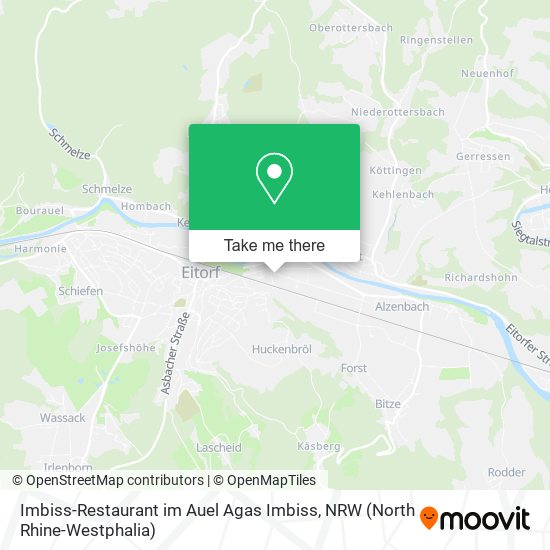 Imbiss-Restaurant im Auel Agas Imbiss map