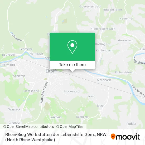 Rhein-Sieg Werkstätten der Lebenshilfe Gem. map