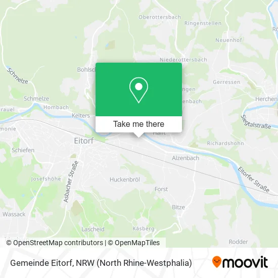 Карта Gemeinde Eitorf