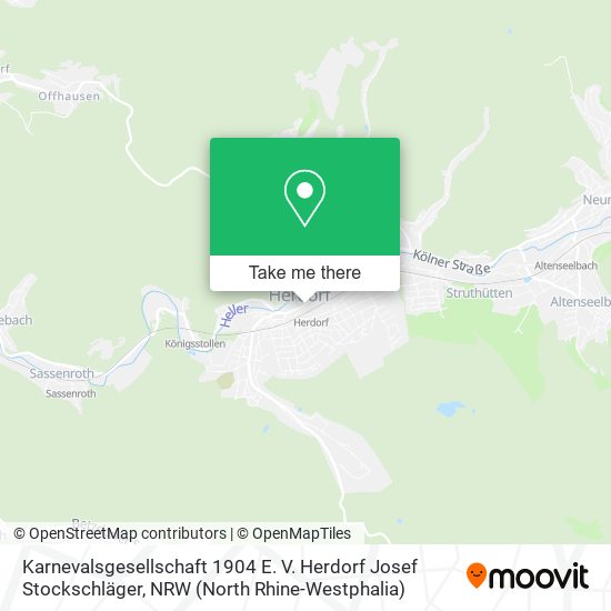Karnevalsgesellschaft 1904 E. V. Herdorf Josef Stockschläger map