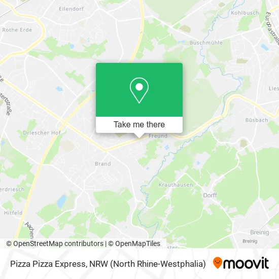 Карта Pizza Pizza Express