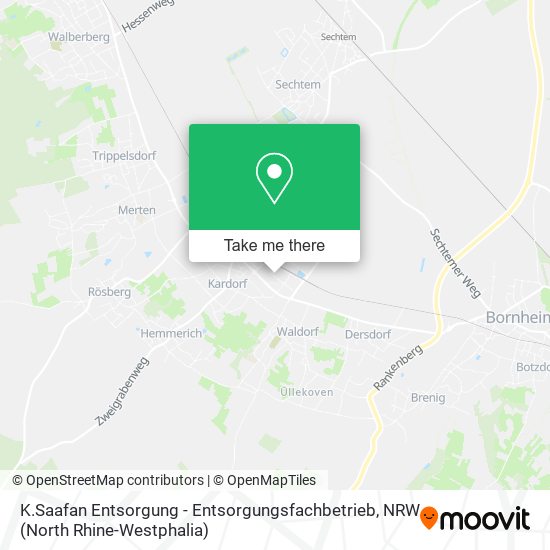 K.Saafan Entsorgung - Entsorgungsfachbetrieb map