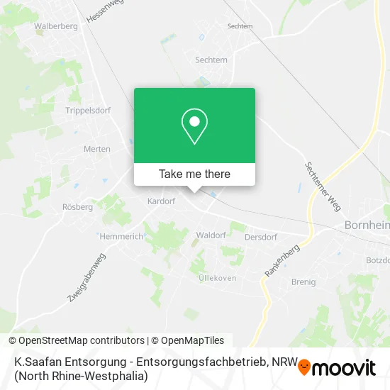 Карта K.Saafan Entsorgung - Entsorgungsfachbetrieb
