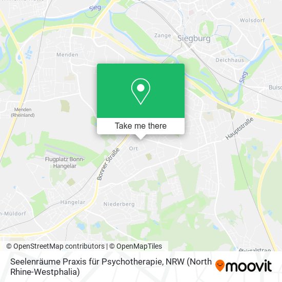 Seelenräume Praxis für Psychotherapie map