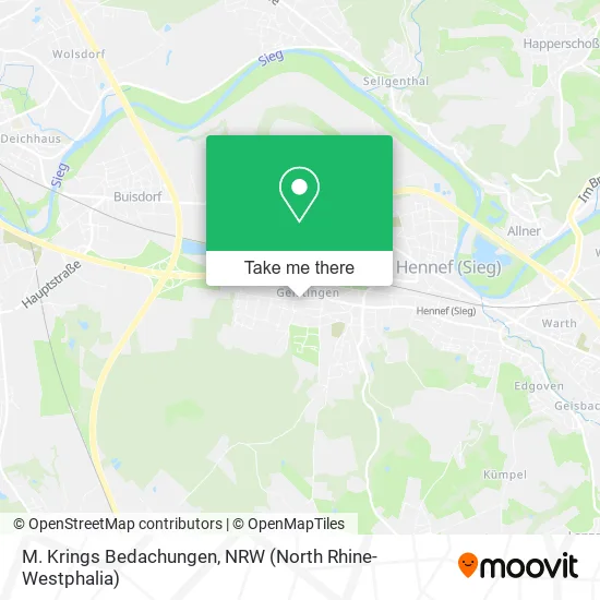 Карта M. Krings Bedachungen