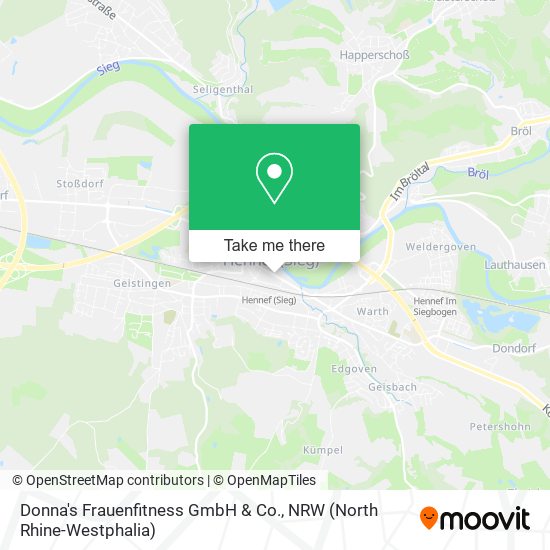 Donna's Frauenfitness GmbH & Co. map