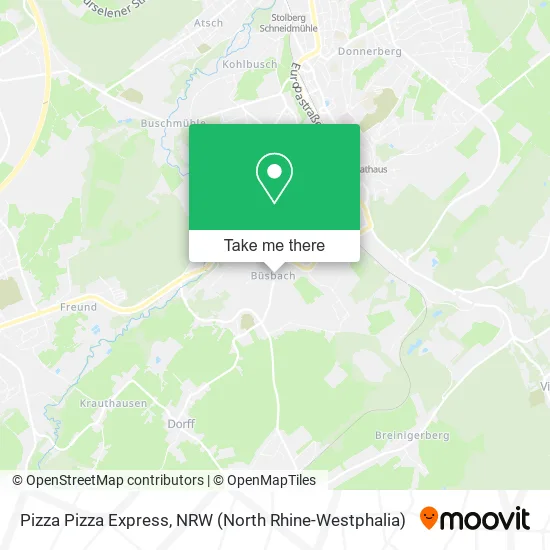 Карта Pizza Pizza Express