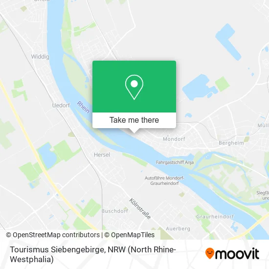 Карта Tourismus Siebengebirge