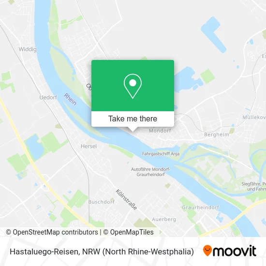 Карта Hastaluego-Reisen