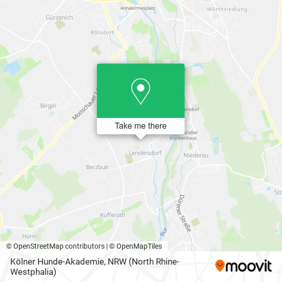 Карта Kölner Hunde-Akademie