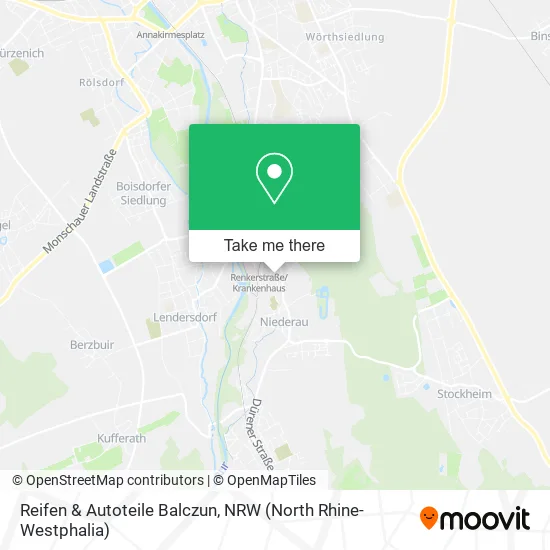 Карта Reifen & Autoteile Balczun